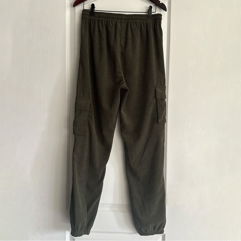Girl Crush Gang US M Olive Corduroy Joggers - Picture 3 of 16